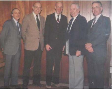 Five founding physicians of South Shore Medical Clinic 