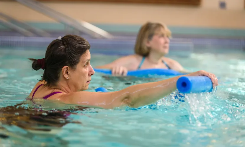 Arthritis therapy in a warm pool