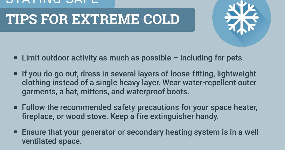 Staying Safe: Tips for Extreme Cold | South Shore Health