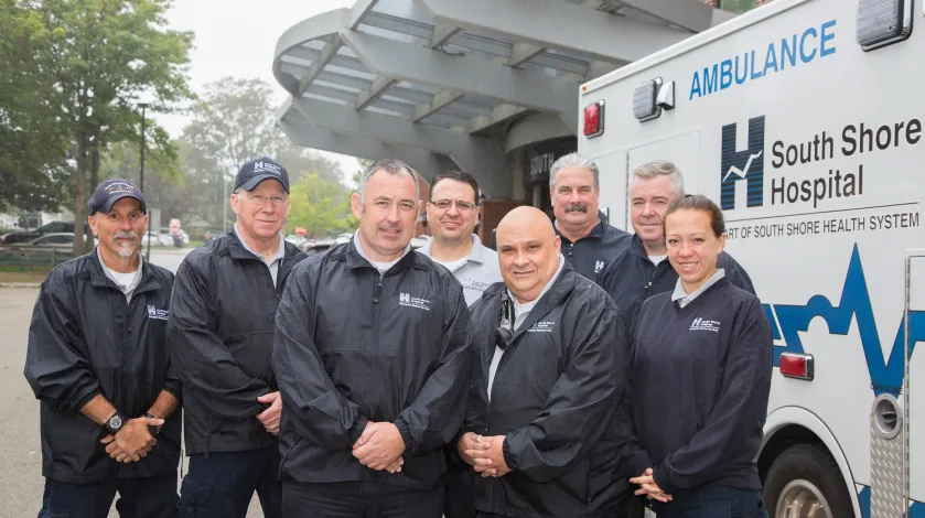 South Shore Health EMS team