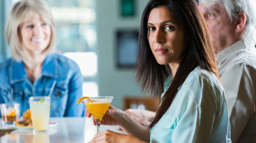 Woman Drinking