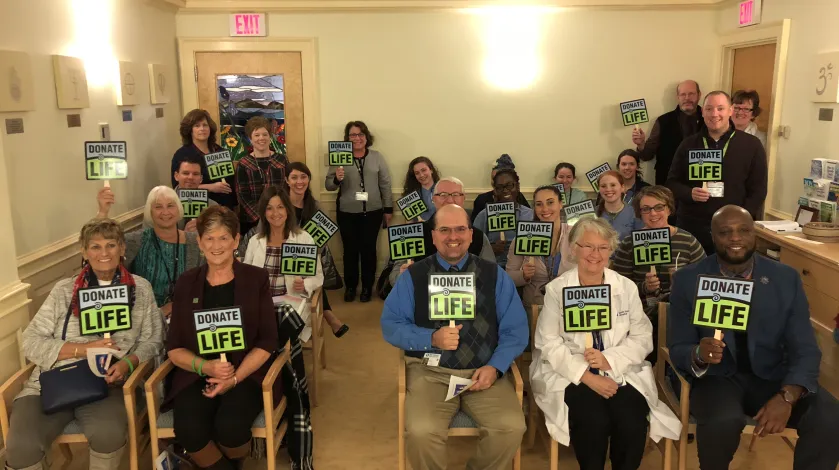 South Shore Health's Donor Sabbath attendees