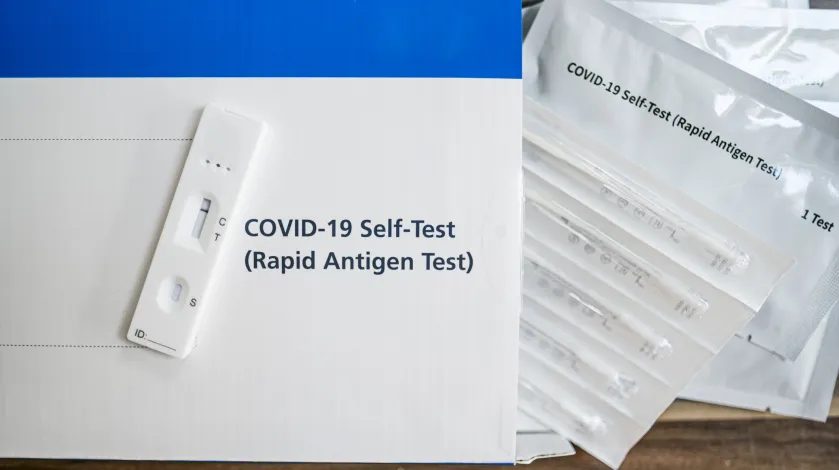 A top-down look at a COVID-19 rapid antigen self-test kit