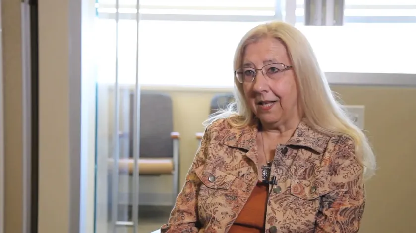 A photo of Paula, a patient of South Shore Orthopedics who had both of her hips replaced.