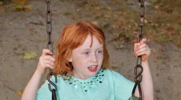 Fallon Keating on swing