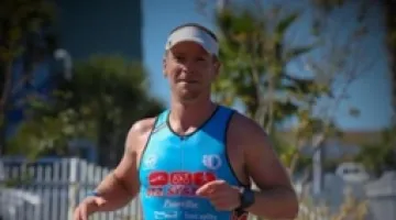 Dean Haspela, RN, Runs the Ironman