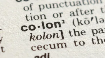 Colon definition
