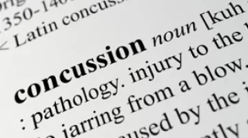 Dictionary definition of concussion