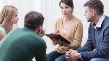 Support group meeting