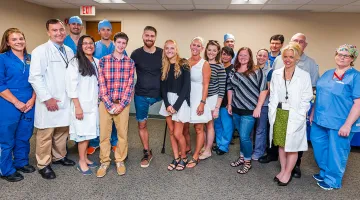 Vinny Fischer Reunion group photo