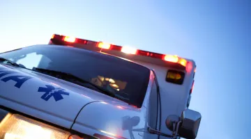An ambulance