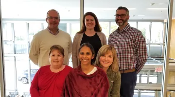 The IS leadership team at South Shore Health