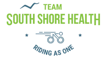 The logo for Team South Shore Health in the Pan-Mass Challenge