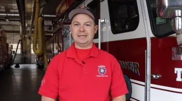 A Hanover Fire Department paramedic