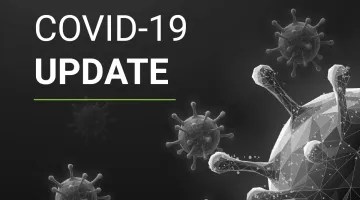An illustration of COVID-19 virus 