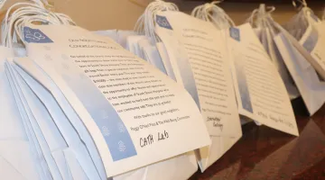2,000 Gift bags are donated to South Shore Health clinicians 