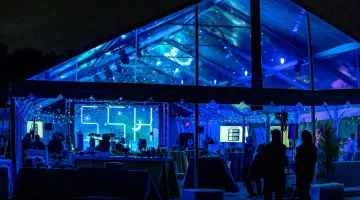 Tent for the Moonlight & Miracles gala
