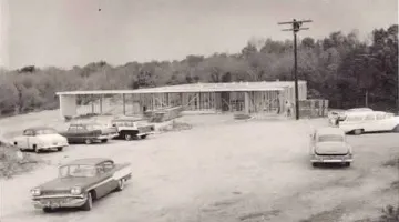 South Shore Medical Center under construction in Norwell in 1962.