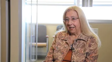 A photo of Paula, a patient of South Shore Orthopedics who had both of her hips replaced.